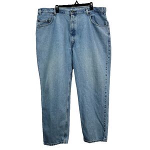 Vintage Levis 545 Jeans Men's 44 x 30 Blue Denim 100% Cotton Brown Tab Loose Fit